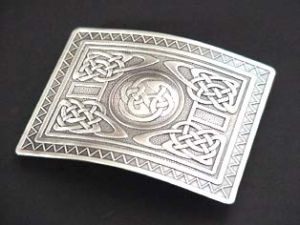 Kilt Belt Buckle Highland Swirl Antique 107
