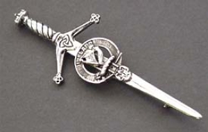 Ireland with Harp Kilt Pin #115