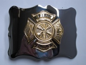 Firefighter Buckle - Gilt