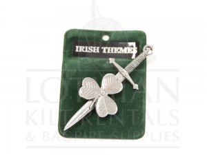 Shamrock Kilt Pin