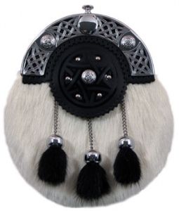 Calf/Celtic Targe Dress Sporran