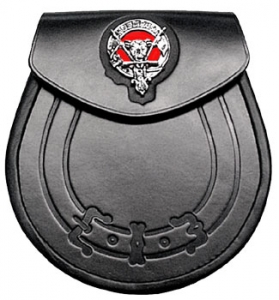 Highlander Sporran with Red Accent