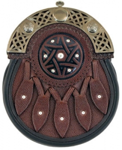 Brown Bandsman Hunting Sporran
