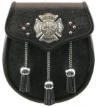 Firefighter Leather Sporran
